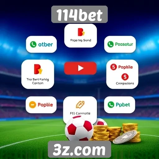 Avaliação das opções de pagamento em 114bet